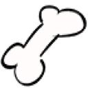 2D Bone Chew Toy