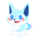 Auroa Fox Sticker