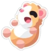 Happy Guinea Pig Sticker
