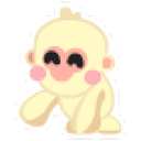 Snow Monkey Sticker