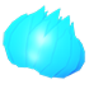 Spiky Blue Hair