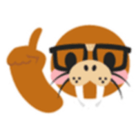 Well Actually Walrus Sticker